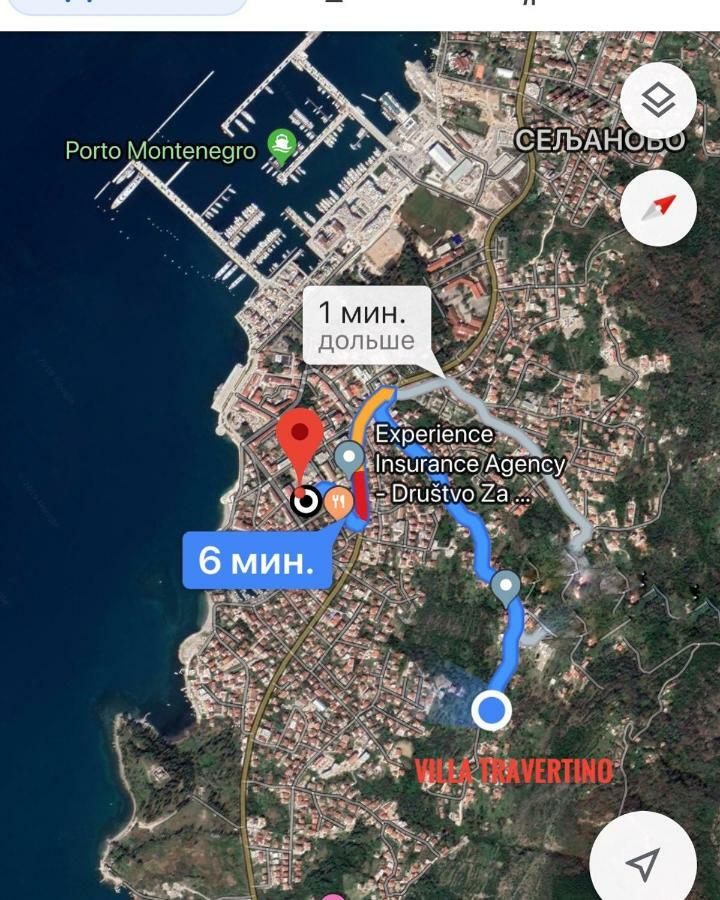 Villa Travertino Tivat Kültér fotó